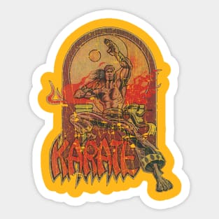 Karate Master 1975 Sticker